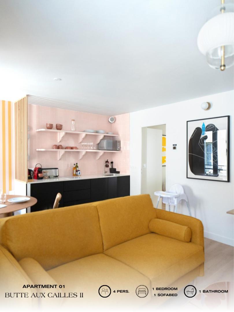 Beauquartier - Butte Aux Cailles II Apartment Paris Exterior photo